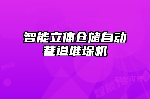 智能立體倉儲(chǔ)自動(dòng)巷道堆垛機(jī)