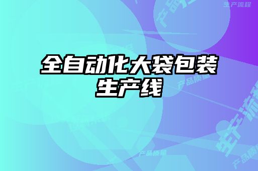 全自動化大袋包裝生產(chǎn)線